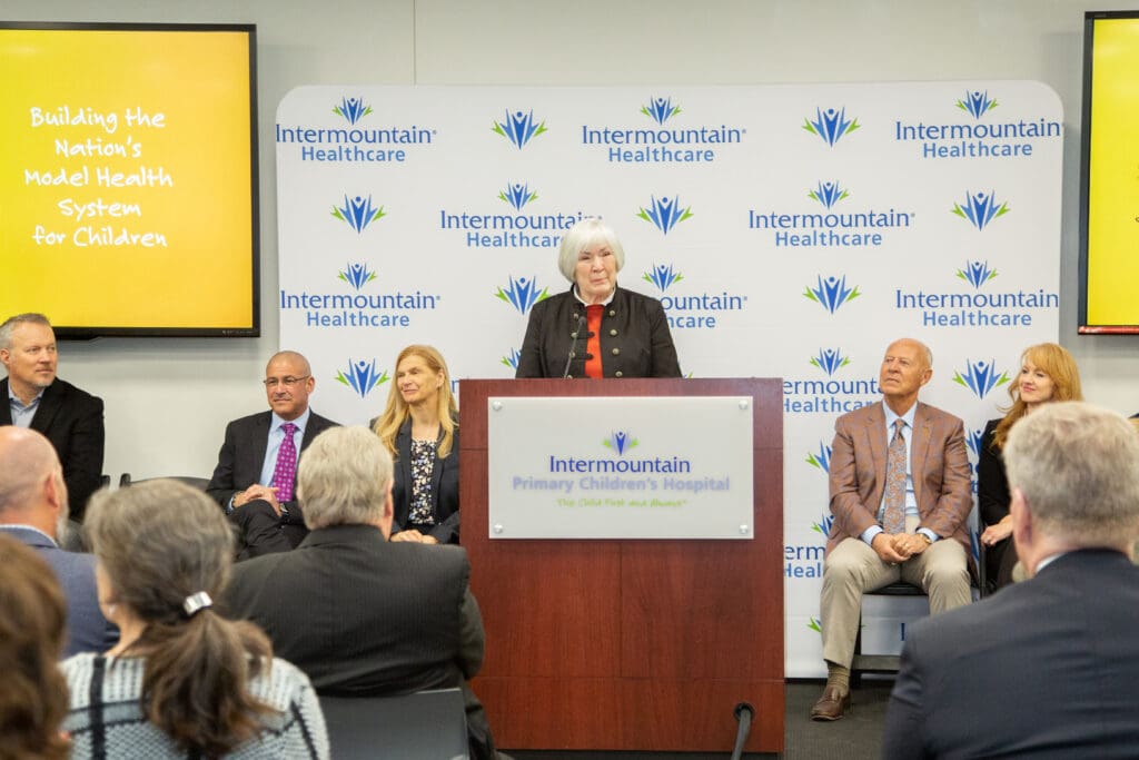 Gail Miller at announcement