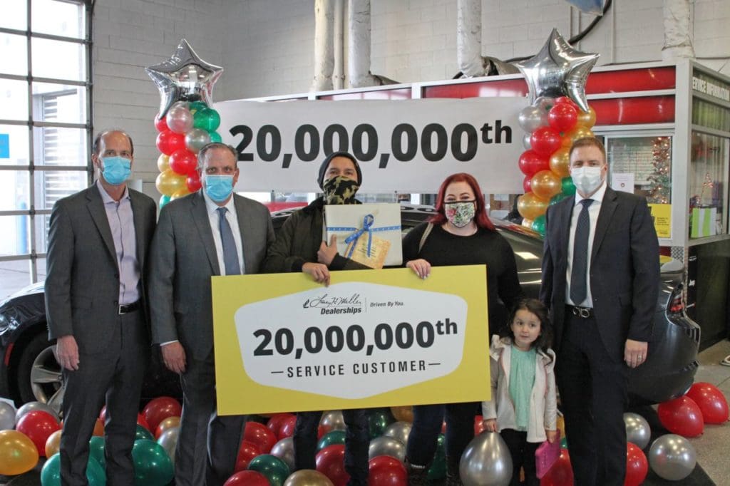 20 Millionth Vehicle Serviced