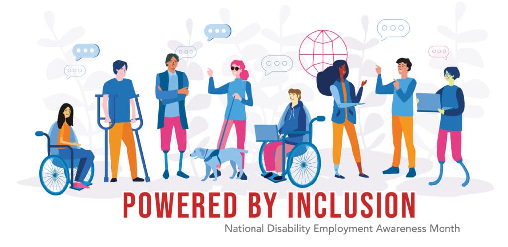 National Disability Awareness Month graphic