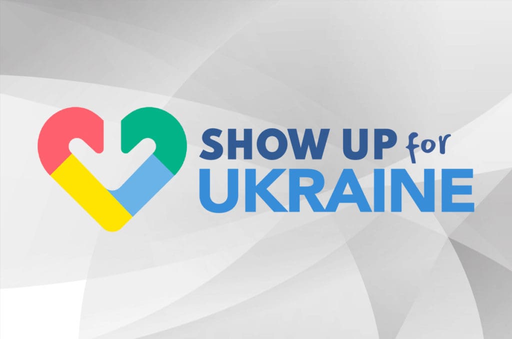 Show Up Ukraine graphic